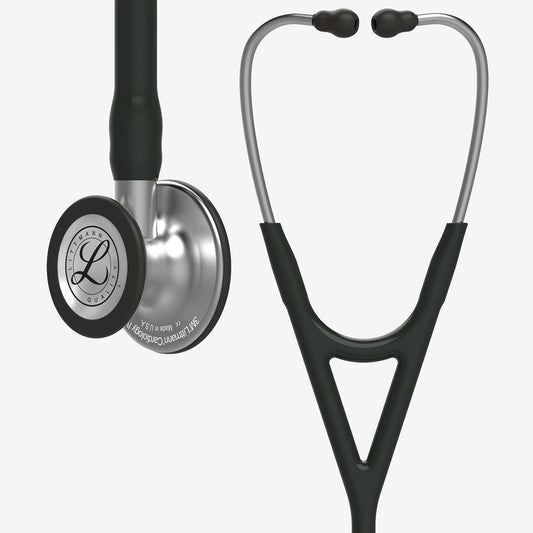 Stetoskop Littmann Cardiology IV Svart med Bröststycke i Borstat rostfritt stål